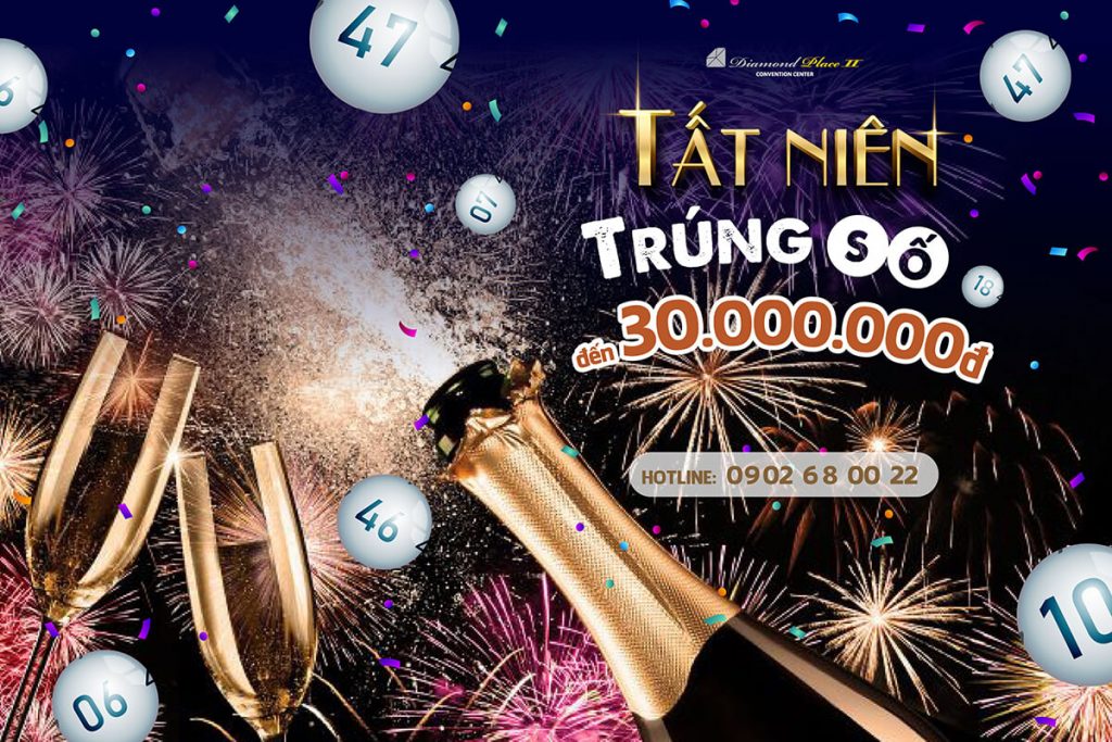 banner tất niên trúng số