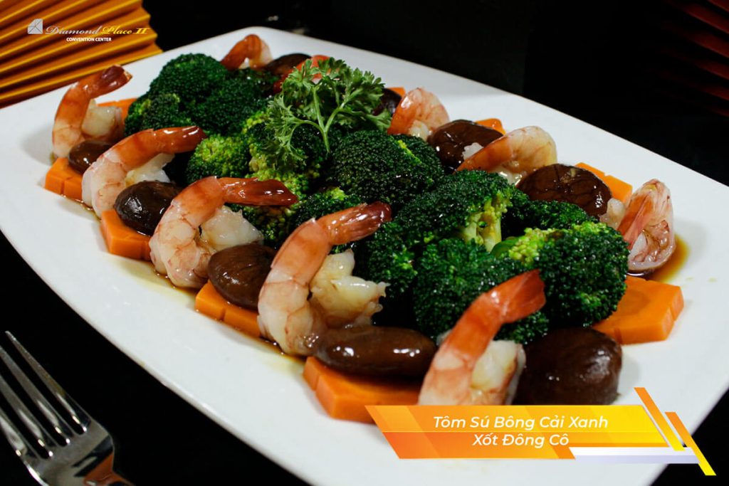 Thực đơn tiệc cưới tại Diamond Place II