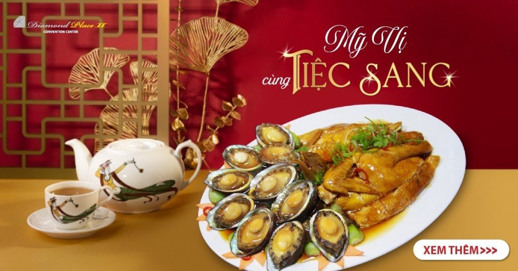 Chương trình thử vị thực đơn tiệc cưới diamond place 2