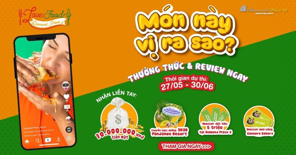 Review món ăn nhận giải thưởng tại Diamond Place 2