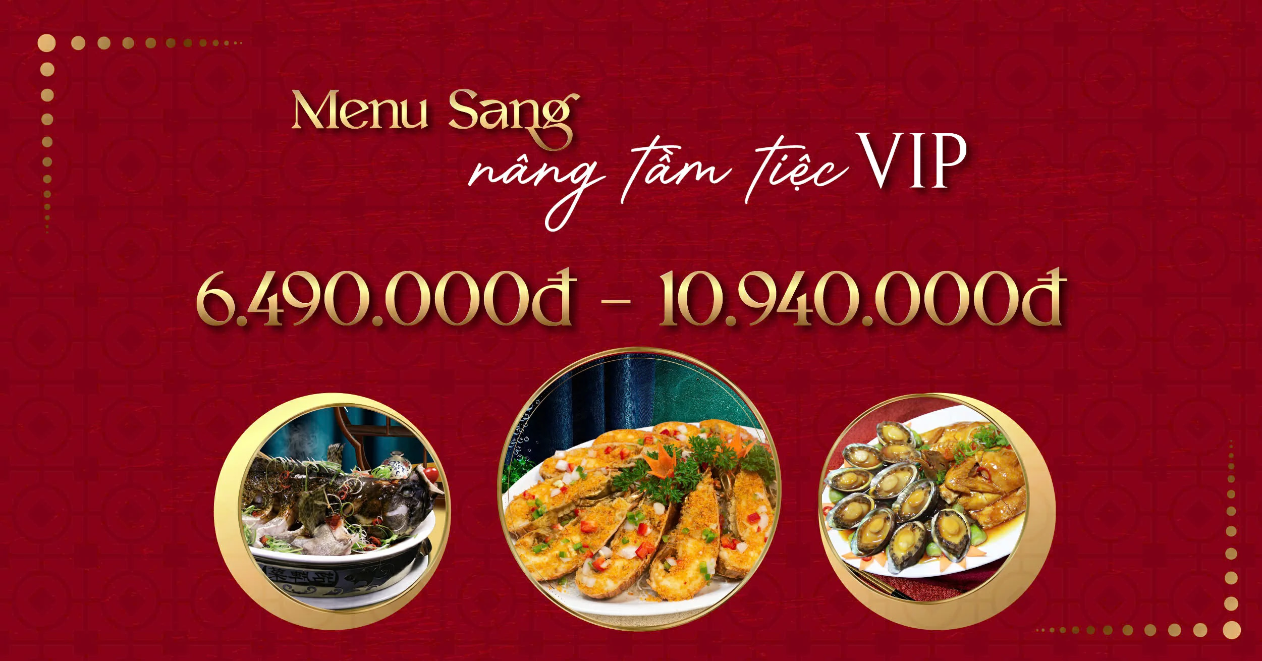 Menu tiệc cưới tại nhà hàng tiệc cưới diamond place 2