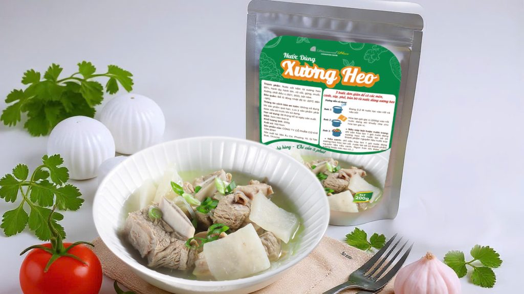 Món Ăn Nhanh Cho Người Bận Rộn – Chỉ Cần 5 Phút Là Có Ngay Bữa Ăn Ngon Nước dùng xương heo