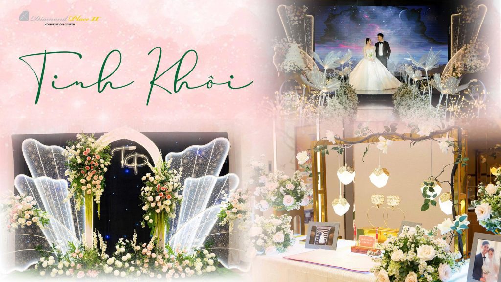Cưới Cùng “Version” Đẹp Nhất Tại Diamond Place 2 – Nơi Viết Nên Chuyện Tình Riêng Của Bạn Version cưới “Tinh Khôi” thuần khiết, dịu dàng