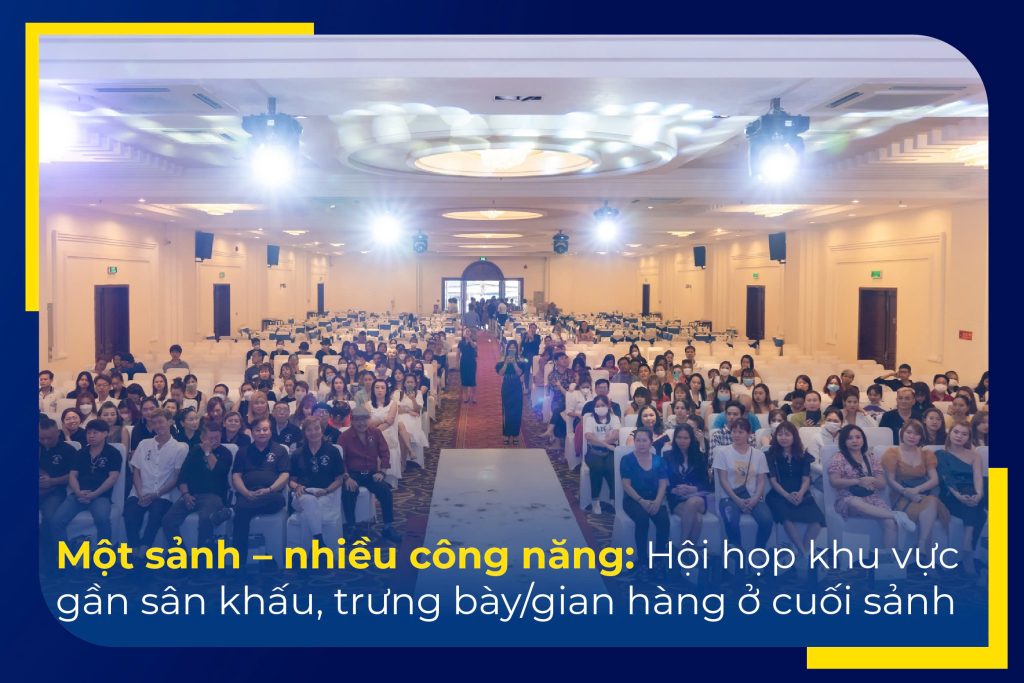 Kết hợp nhiều layout trong cùng một sảnh