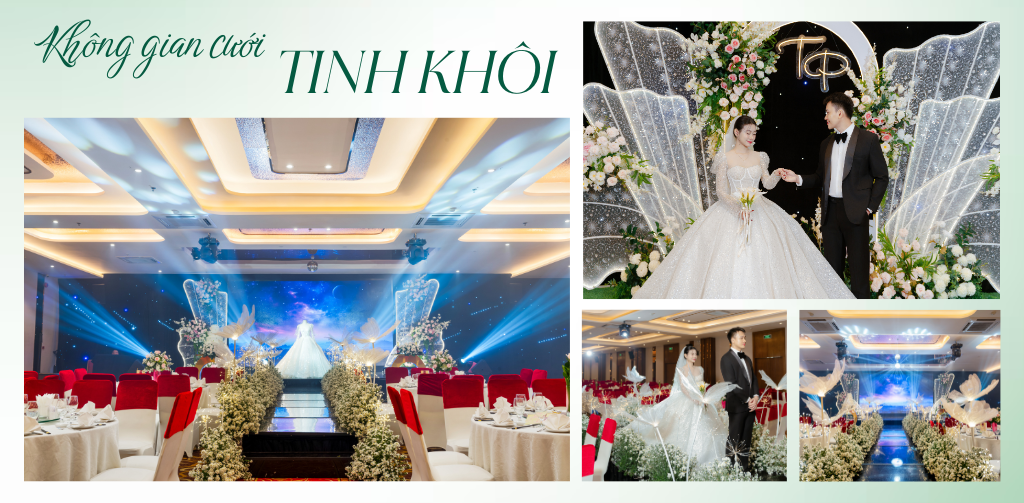 DIAMOND PLACE TÂN BÌNH – DIỆN MẠO MỚI, ĐẲNG CẤP MỚI Không gian cưới Tinh Khôi - hiện đại, tinh khiết